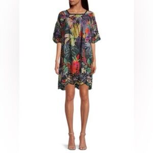 JOHNNY WAS | Shari Print Silk Mini Dress